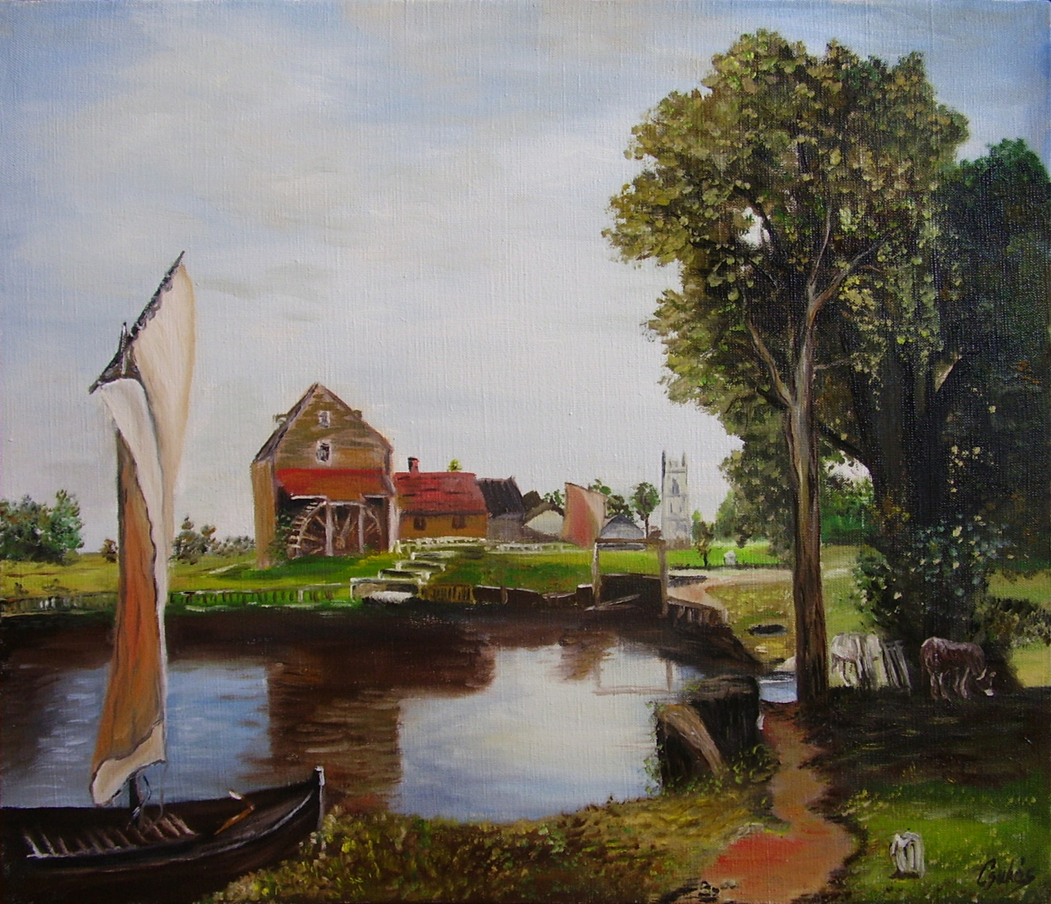 plachetnica Flatford Mill
